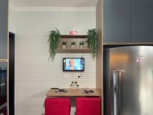 Bancada com bordas arredondadas